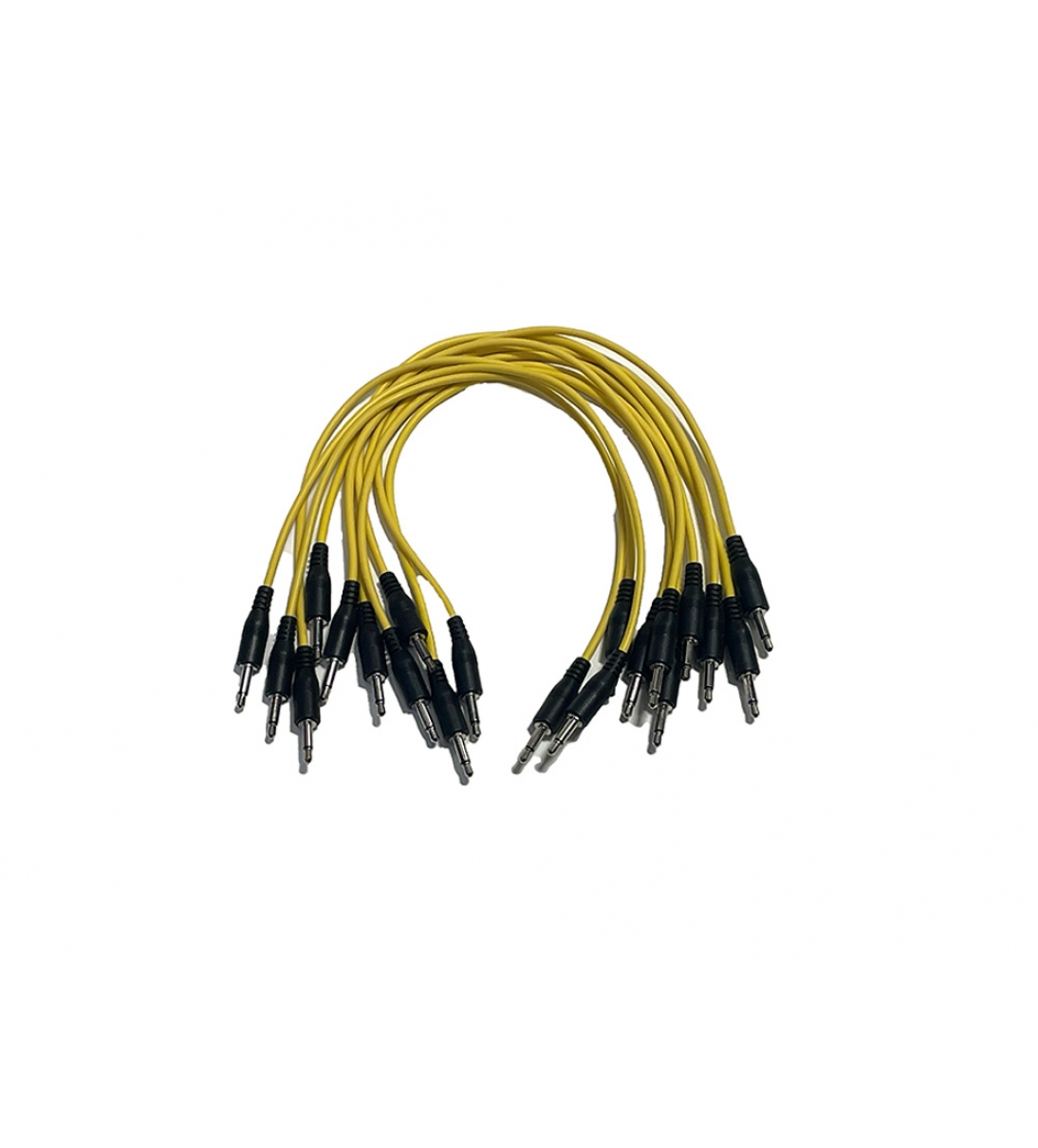Set di 10 cavi patch, connettori da 3,5 mm (1/8 di pollice), lunghezza 25 cm, Korg 510470524549
